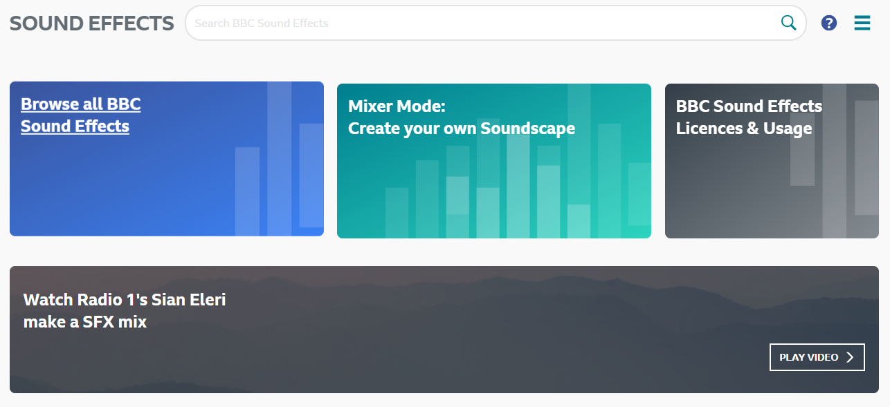BBC Sound Effects: oltre 30.000 suoni gratuiti